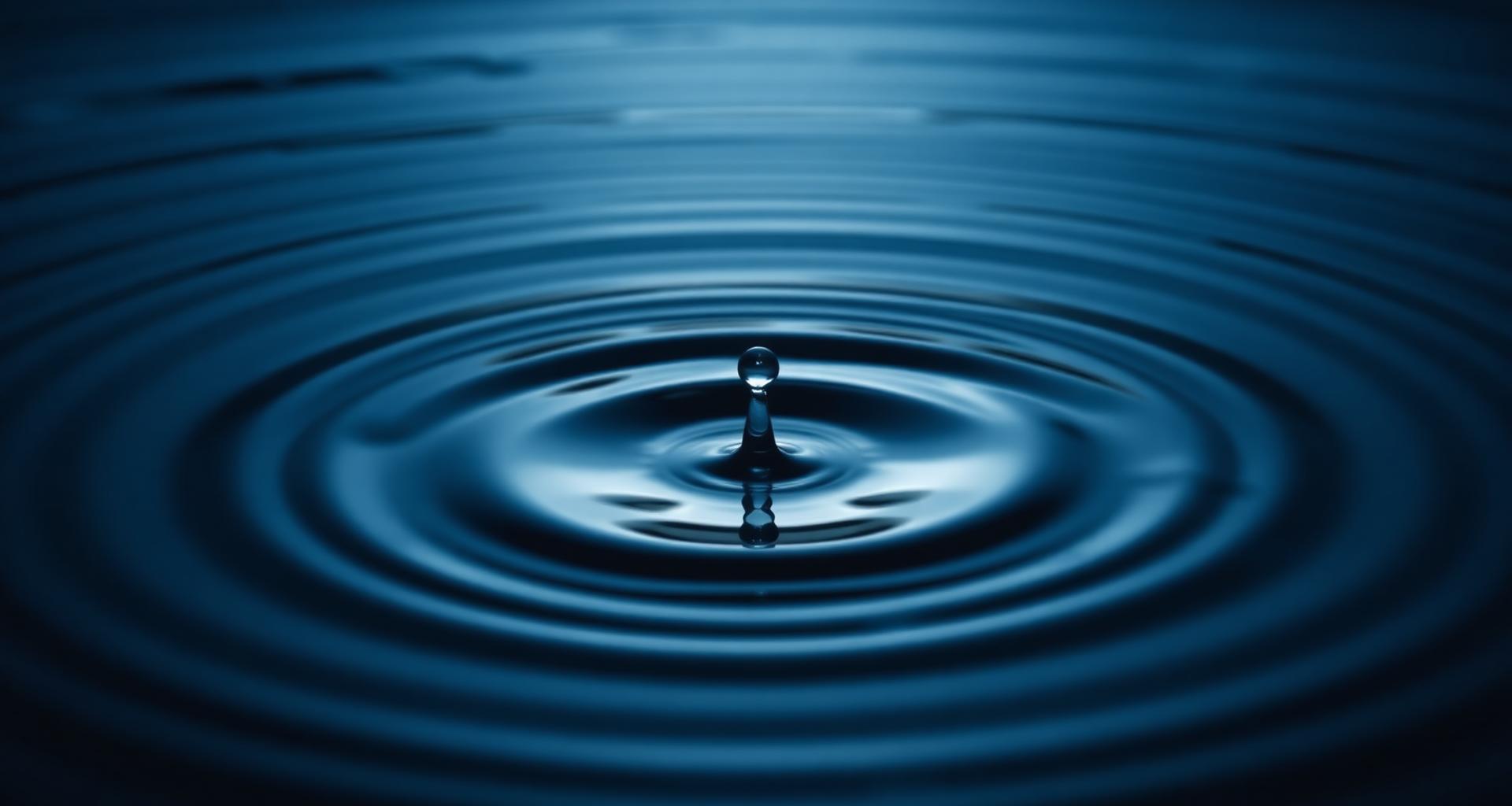 Ripples on still water